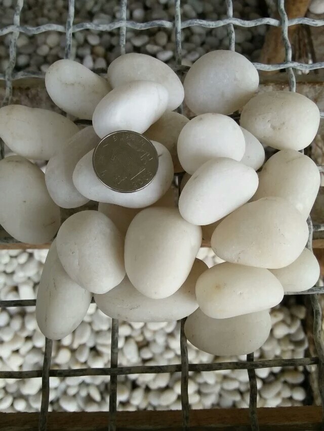 纯白鹅卵石